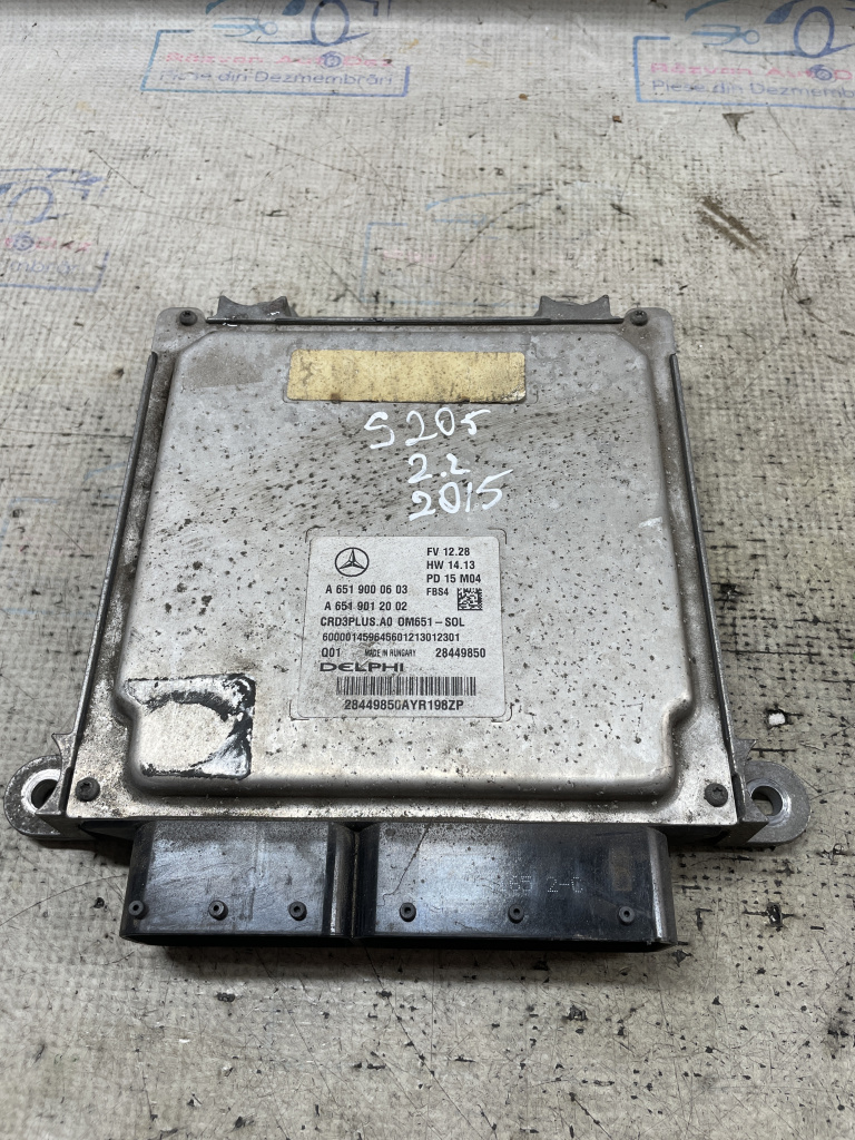 Calculator motor Mercedes C-Class W205/S205 Break 2.2 Motorina 2015, A6519000603