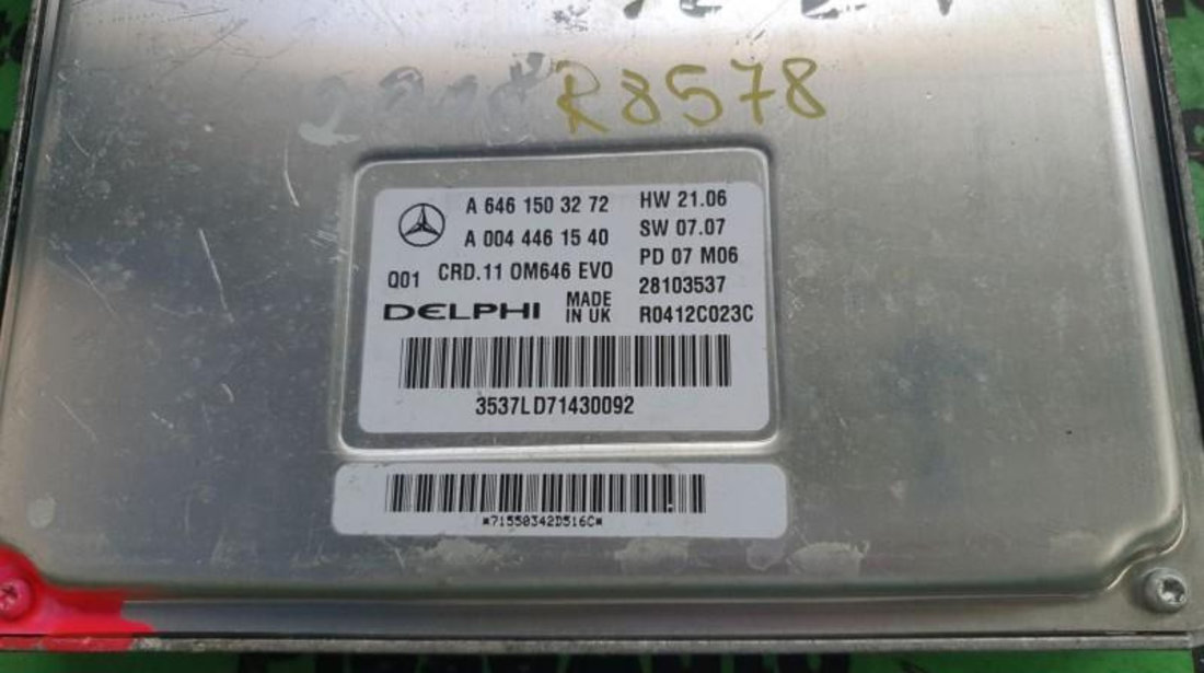Calculator motor Mercedes E-Class (2002->) [W211] a6461503272