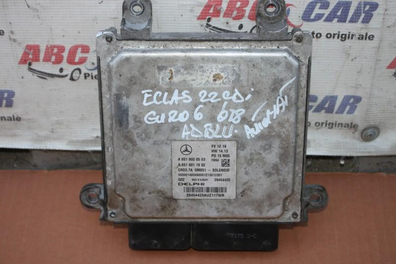 Calculator motor Mercedes E-Class 2009-2016 W212 A6519000503