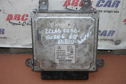 Calculator motor Mercedes E-Class 2009-2016 W212 A6519000503