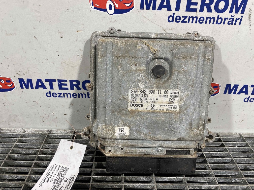 CALCULATOR MOTOR MERCEDES E-CLASS 3.0 CDI - (2009 2013)