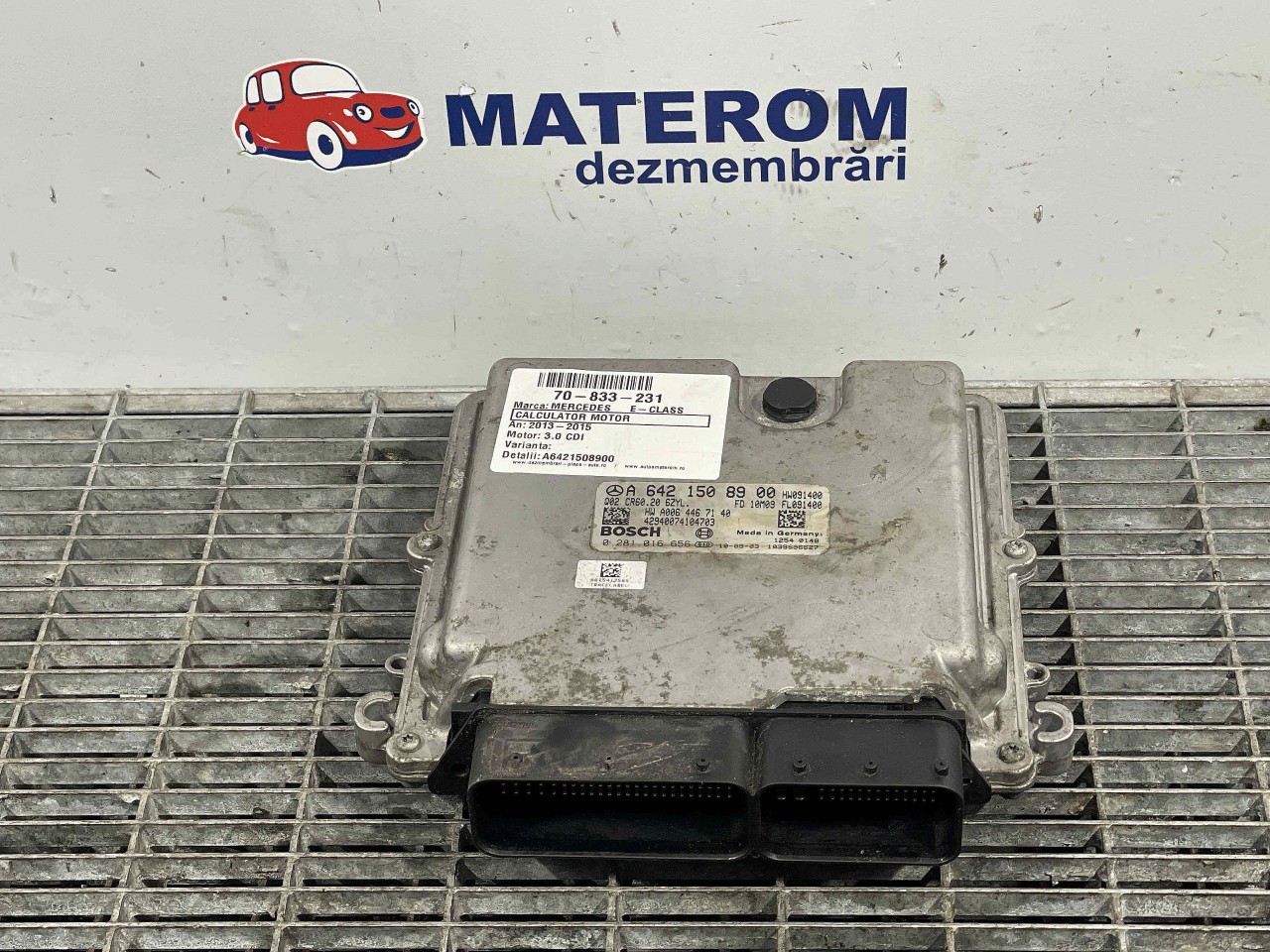 CALCULATOR MOTOR MERCEDES E-CLASS E-CLASS 3.0 CDI - (2009 2013)