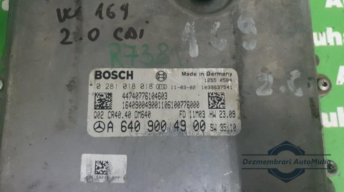 Calculator motor Mercedes Sprinter 2 (2006->) [906] 0281018018