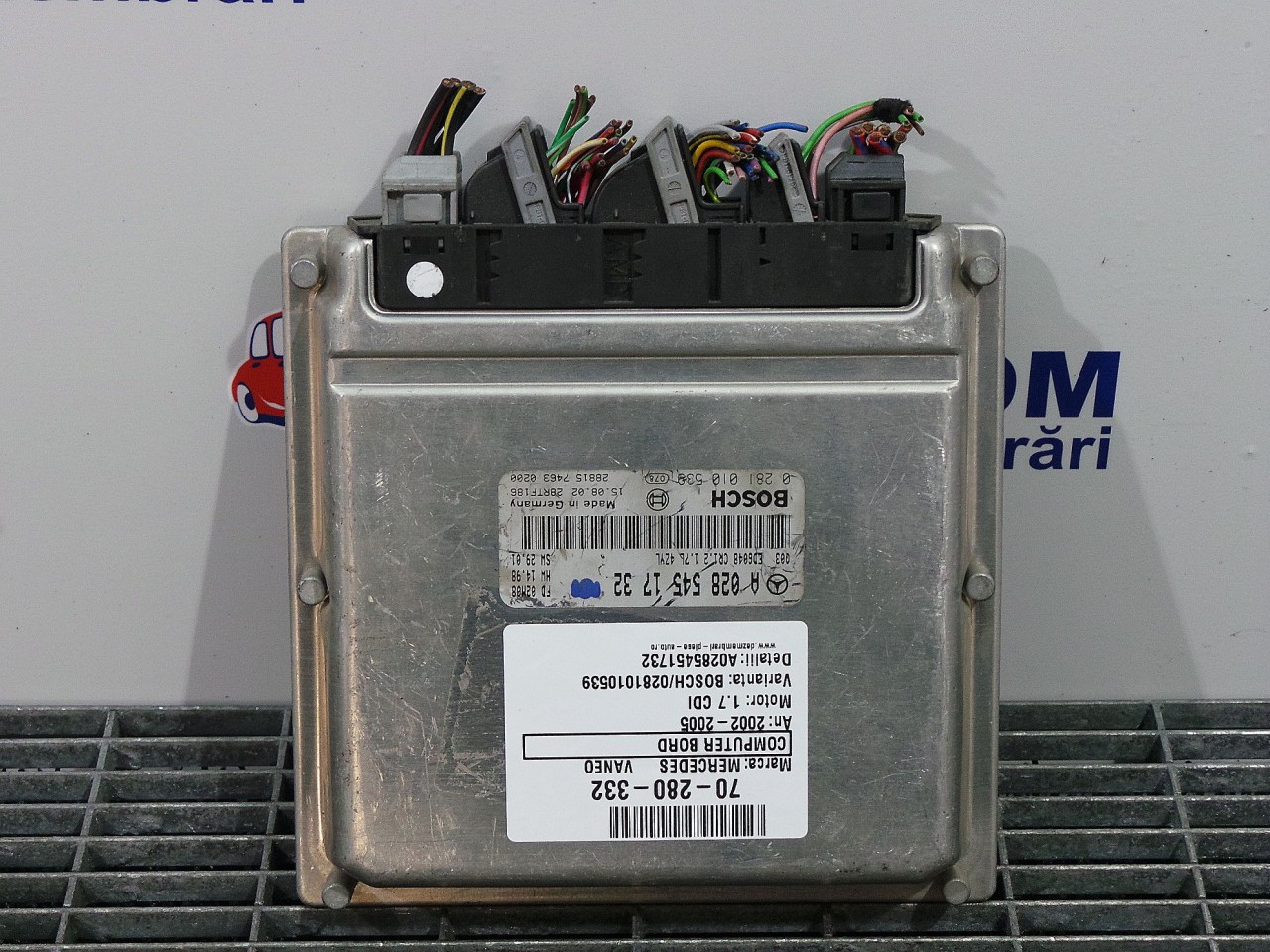 CALCULATOR MOTOR MERCEDES VANEO VANEO 1.7 CDI - (2002 2005)