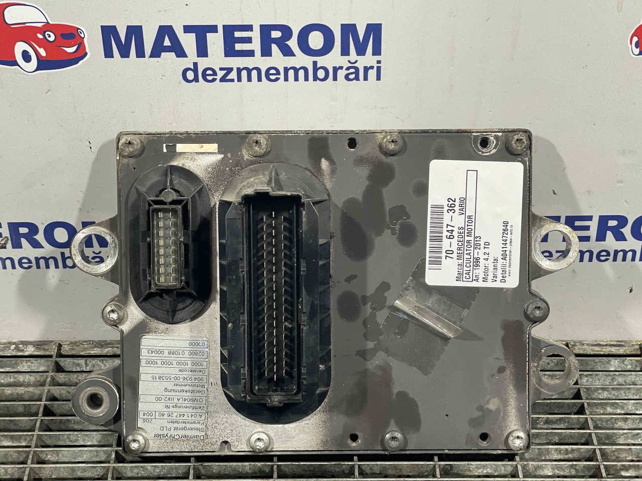 CALCULATOR MOTOR MERCEDES VARIO - - (1996 2013)