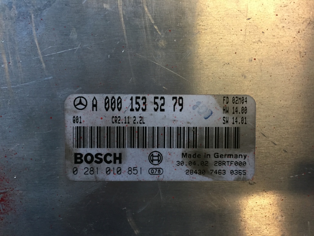 Calculator motor mercedes w203 220 cdi cod a 0001535279