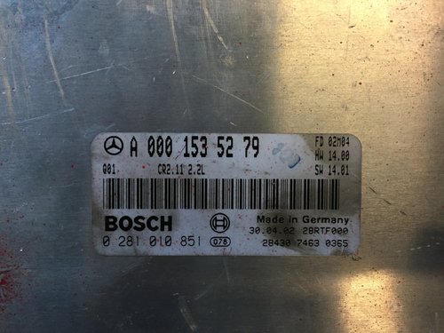 Calculator motor mercedes w203 220 cdi cod a 0001535279
