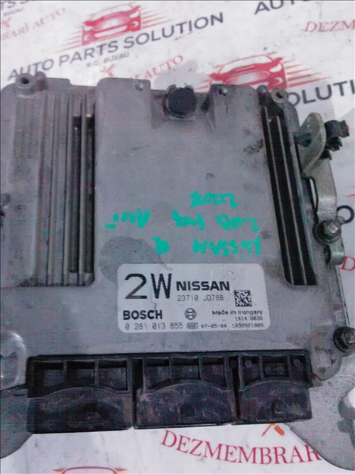 Calculator motor NISSAN QASHQAI 2.0 d an fabr. 2007