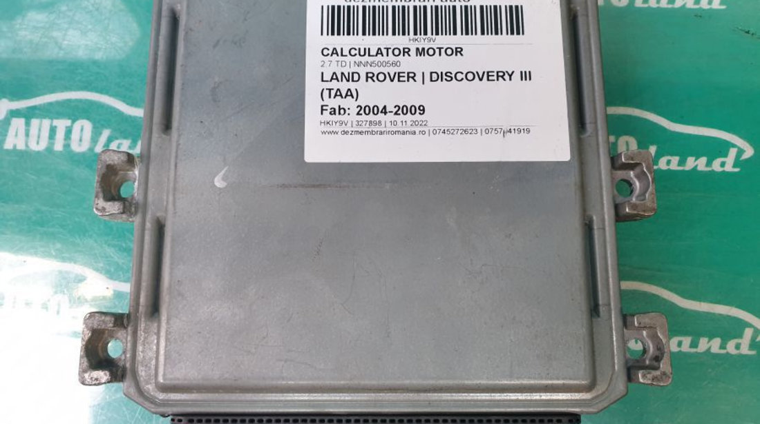 Calculator Motor Nnn500560 2.7 TD Land Rover DISCOVERY III TAA 2004-2009