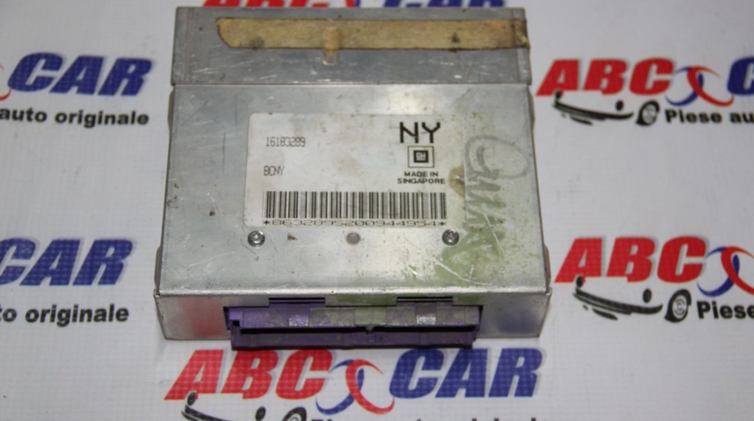 Calculator motor Opel Astra F 1.6 Benzina cod: 16183289 / 16183289NY model 1995