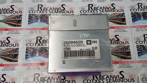 Calculator Motor OPEL ASTRA F 16204699 HN / 16204699HN / BLAP16204699 HN / 16204699HN / BLAP