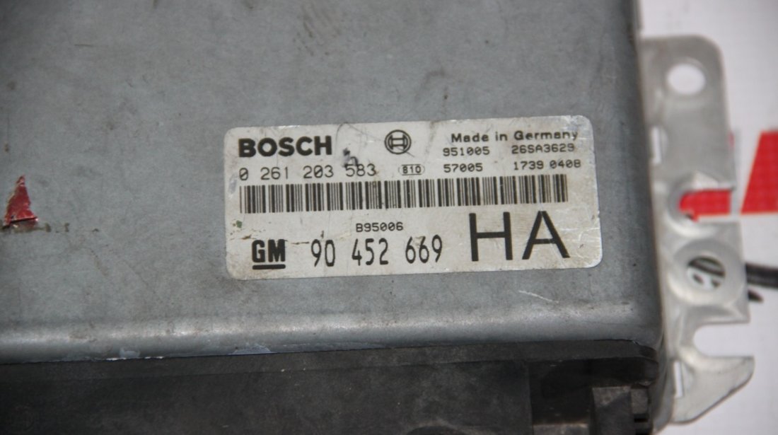 Calculator motor Opel Astra F 2.0 16 V cod: 90452669 / 90452669HA / 0261203583 model 1995