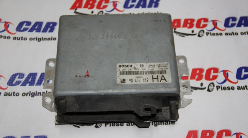 Calculator motor Opel Astra F 2.0 16 V cod: 90452669 / 90452669HA / 0261203583 model 1995