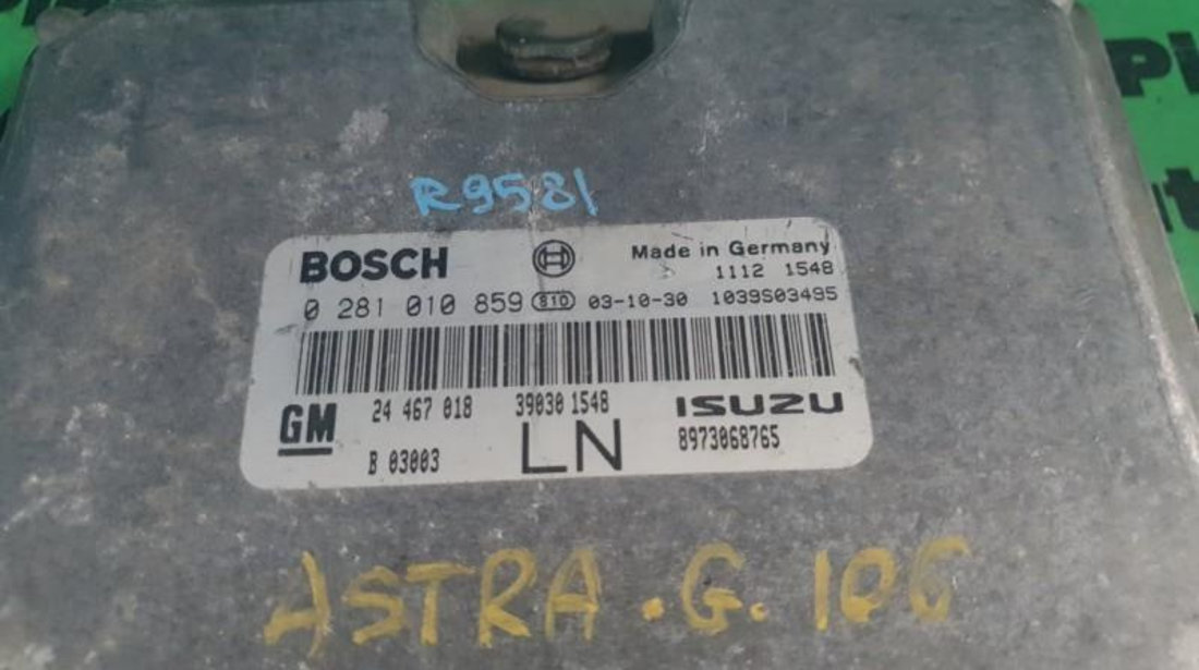 Calculator motor Opel Astra G (1999-2005) 0281010859