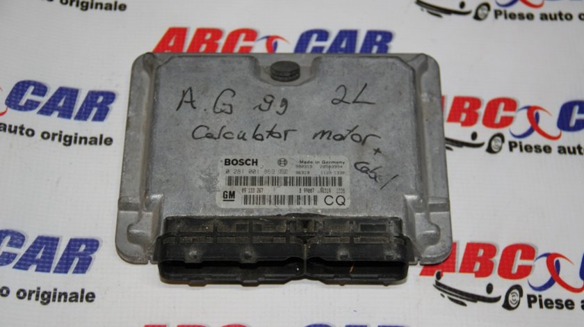 Calculator motor Opel Astra G 2.0 DTI cod: 0281001869 / 09133267CQ / 09133267 model 2001