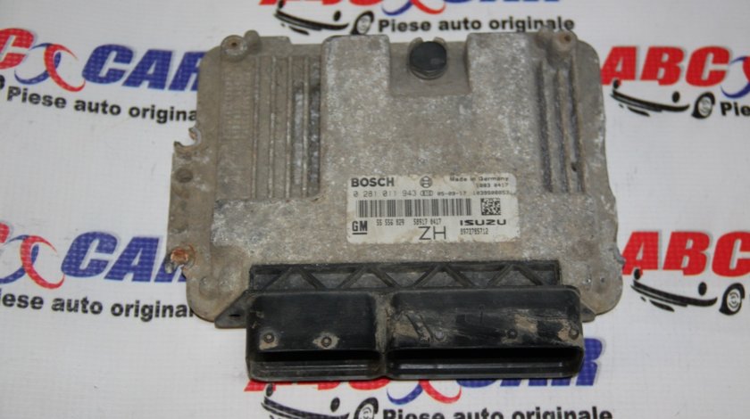 Calculator motor Opel Astra H 1.7 CDTI cod: 0281011943 / 55556829ZH model 2007