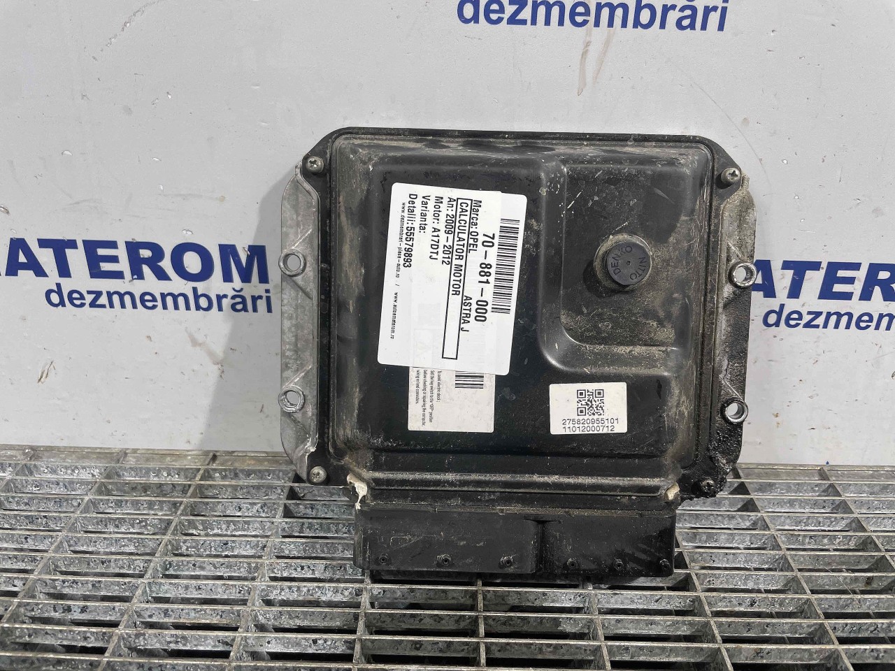CALCULATOR MOTOR OPEL ASTRA J A17DTJ - (2009 2012)