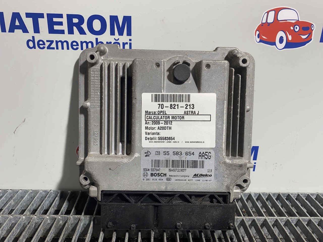 CALCULATOR MOTOR OPEL ASTRA J ASTRA J A20DTH - (2009 2012)