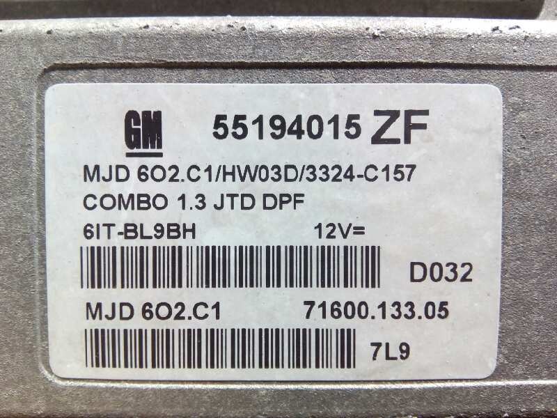 Calculator motor Opel Combo 1.3 Z13DTJ cod: 55194015ZF