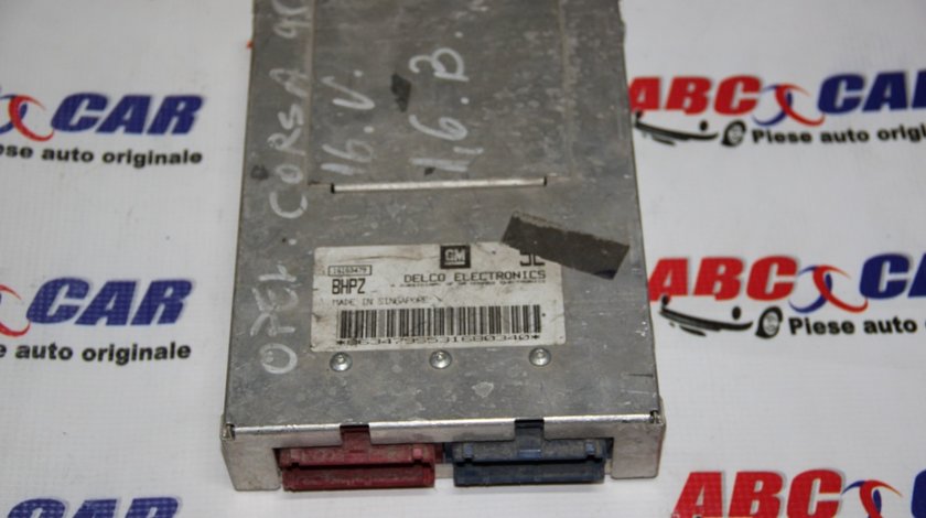 Calculator motor Opel Corsa A 1.6 Benzina cod: 16163479 model 1992