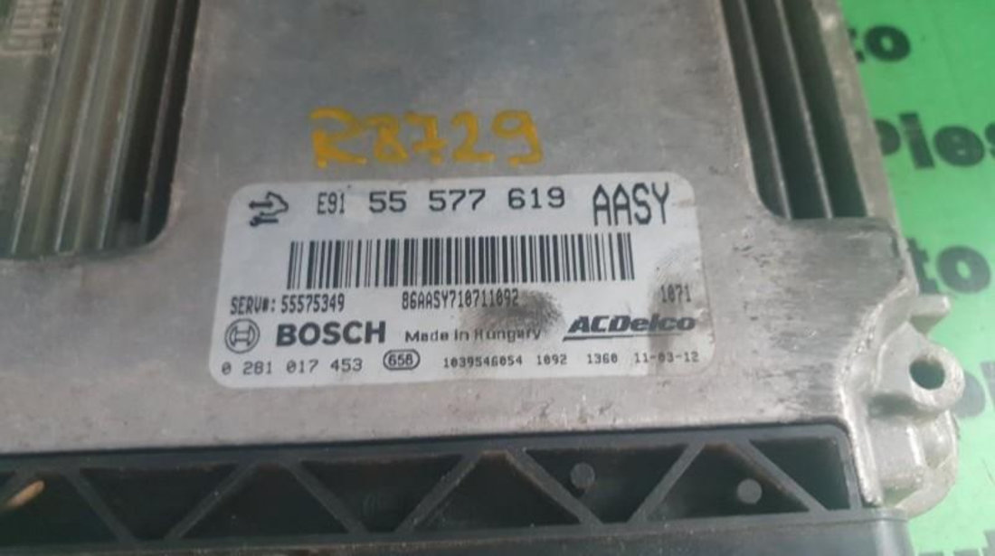 Calculator motor Opel Insignia (2008->) 0281017453