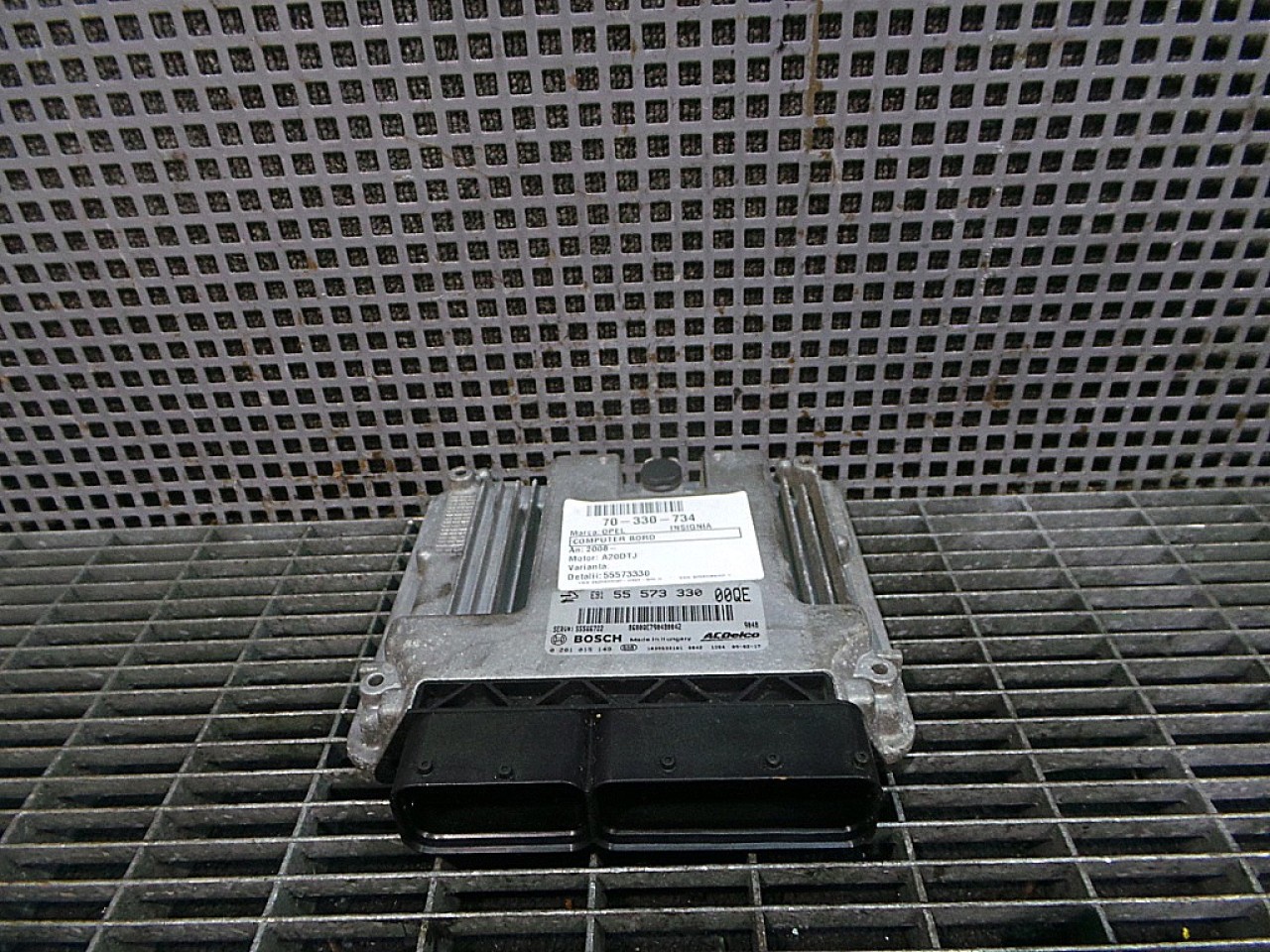 CALCULATOR MOTOR OPEL INSIGNIA A20DTJ - (2008 2013)
