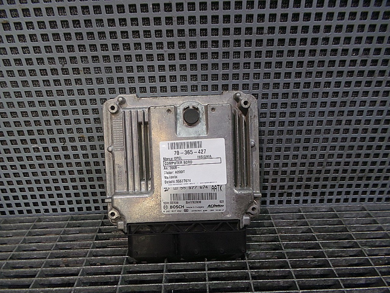 CALCULATOR MOTOR OPEL INSIGNIA INSIGNIA A20DT - (2008 2013)
