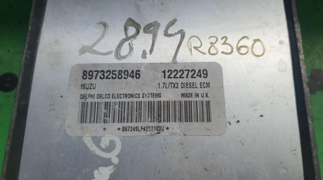 Calculator motor Opel Meriva (2003-2010) 12227249