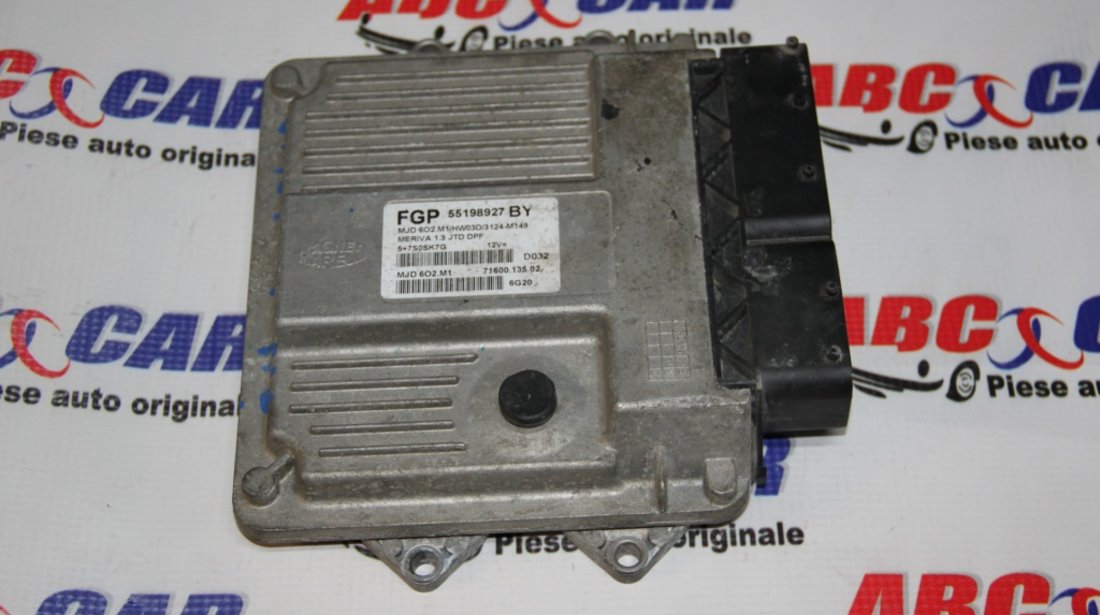 Calculator motor Opel Meriva A 1.3 CDTI cod: 55198927BY model 2006