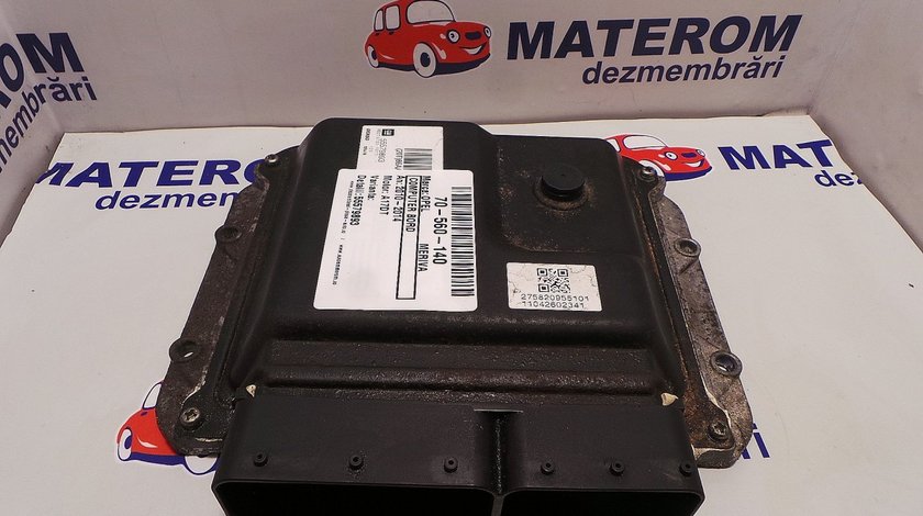 CALCULATOR MOTOR OPEL MERIVA MERIVA A17DT - (2010 2014)