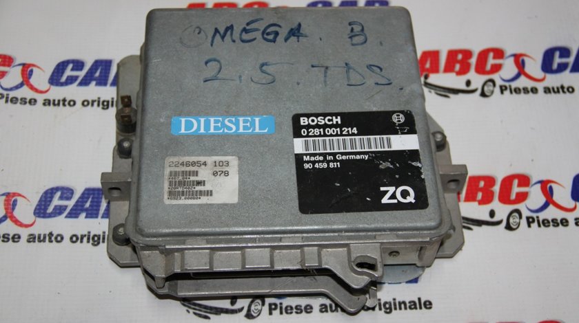 Calculator motor Opel Omega B 2.5 TD cod: 0281001214 / 90459811 / 90459811ZQ model 2000