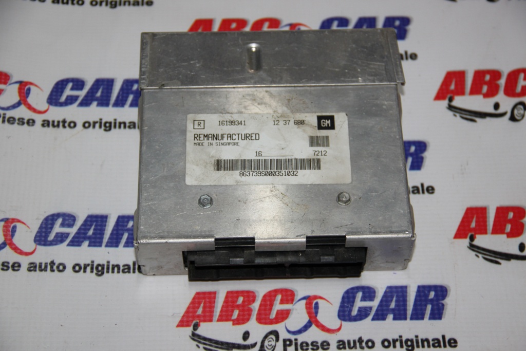 Calculator motor Opel Vectra A 1.6 I cod: 16199341 / 1237680 model 1993