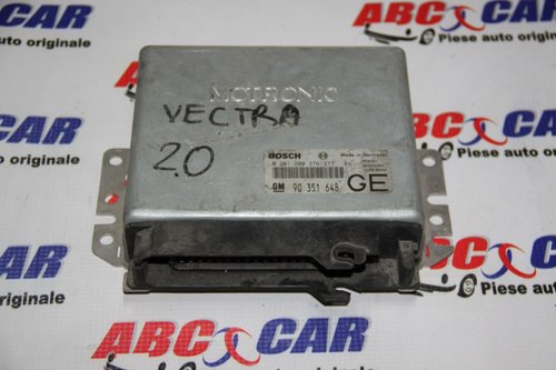Calculator motor Opel Vectra A 2.0 i cod: 90351648 / 90351648GE / 0261200376 model 1993