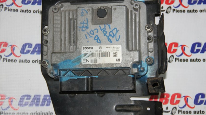 Calculator motor Opel Zafira B 1.9 CDTI cod: 0281013593 / 55205621 / 55205621EN model 2009