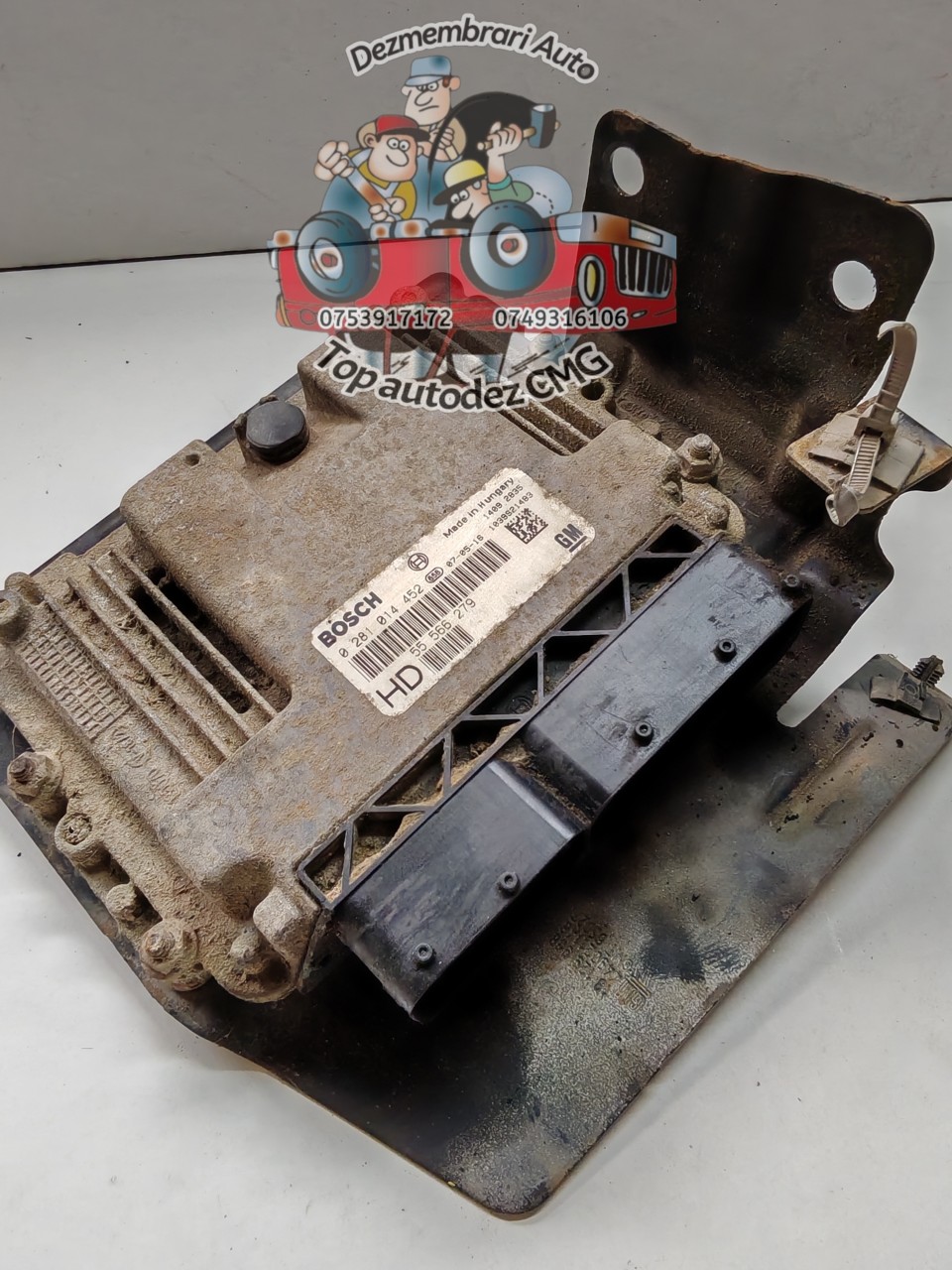 Calculator motor Opel Zafira B 1.9 diesel 55566279 ECU 0281014452 HD