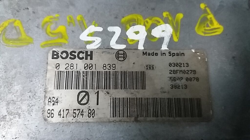 Calculator Motor PEUGEOT 106, 0281001839, 9641757480, AS4,