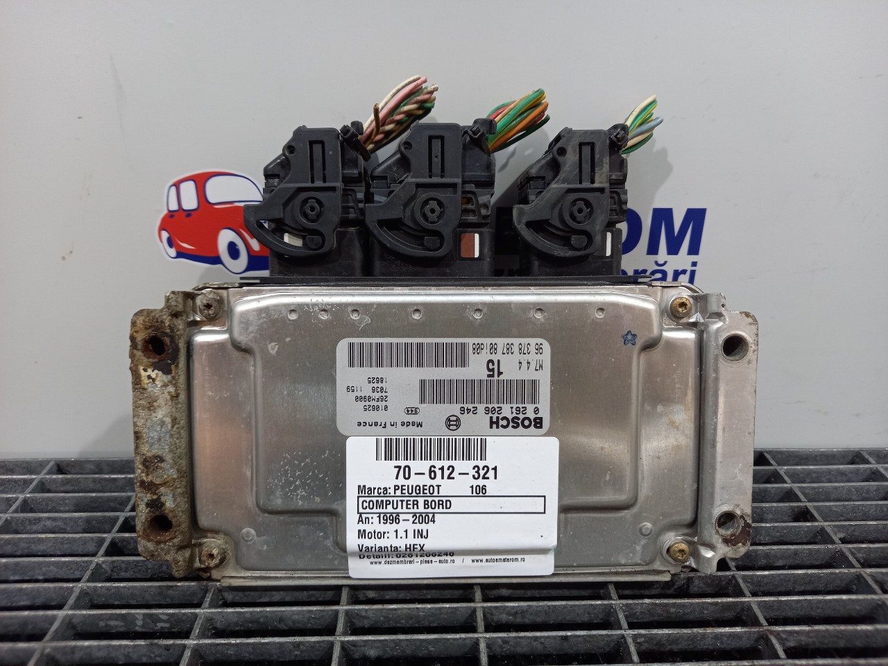CALCULATOR MOTOR PEUGEOT 106 1.1 INJ - (1996 2004)
