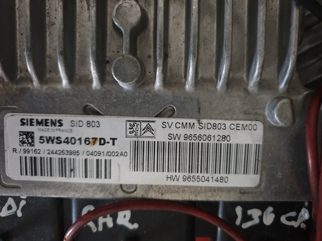 Calculator Motor Peugeot 2.0 hdi RHR 136CP cod 5WS40167D-T