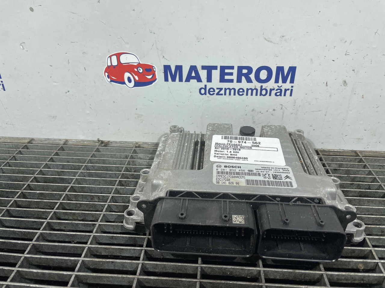 CALCULATOR MOTOR PEUGEOT 2008 1.6 HDI - 