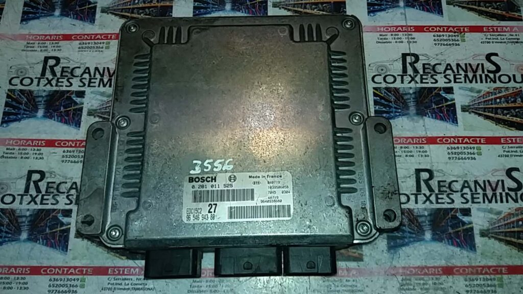 Calculator Motor PEUGEOT 206, 0281011525, EDC15C2 27, 9654694380, 9640938680,