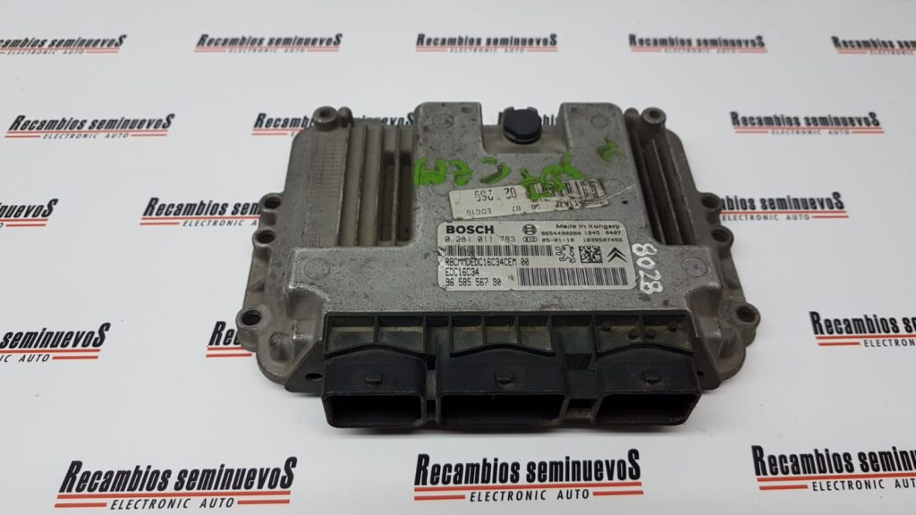 Calculator Motor PEUGEOT 206, 0281011783, EDC16C34, 9658556780, 9654490280,