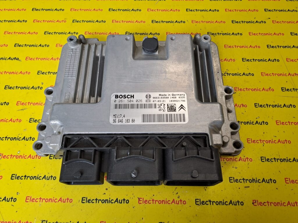 Calculator Motor PEUGEOT 207, 0261S04026, 9664618380, 9663193580,