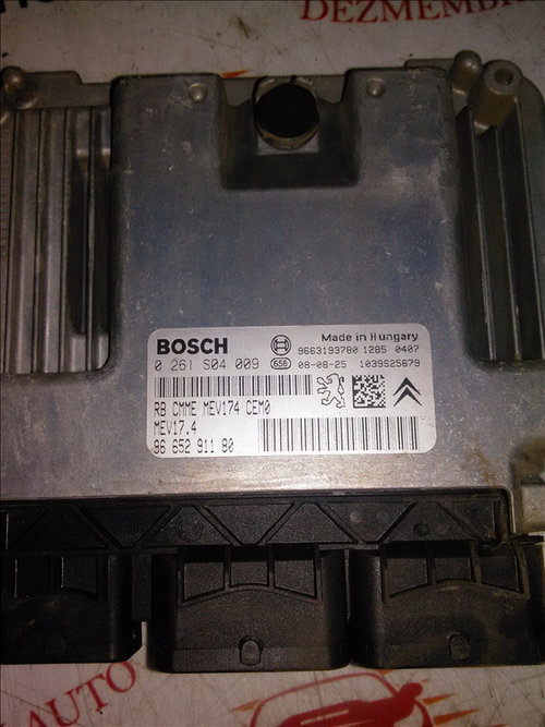 Calculator motor PEUGEOT 207 1.4B 16V an fabr. 2007