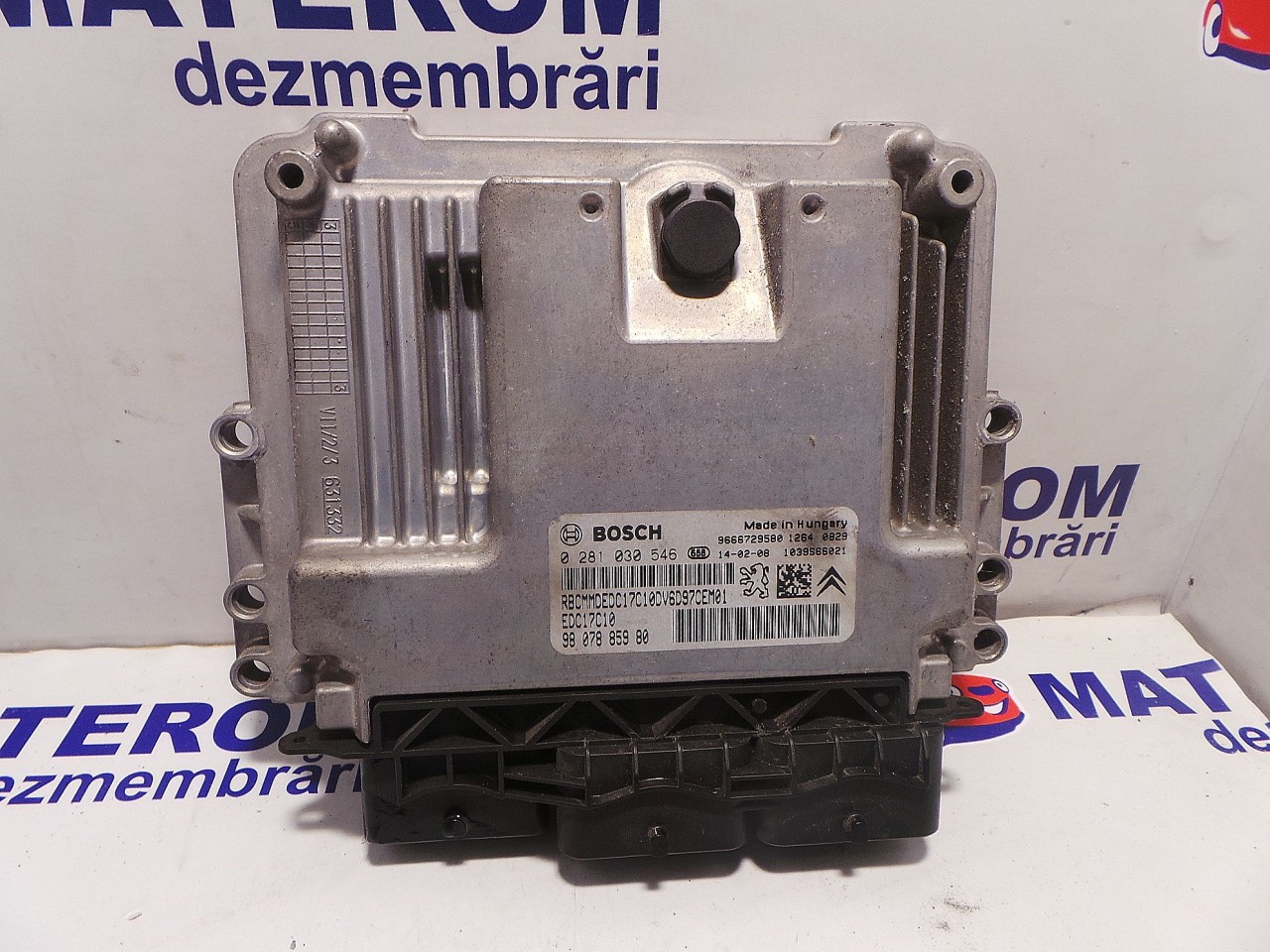 CALCULATOR MOTOR PEUGEOT 208 1.6 HDI - (
