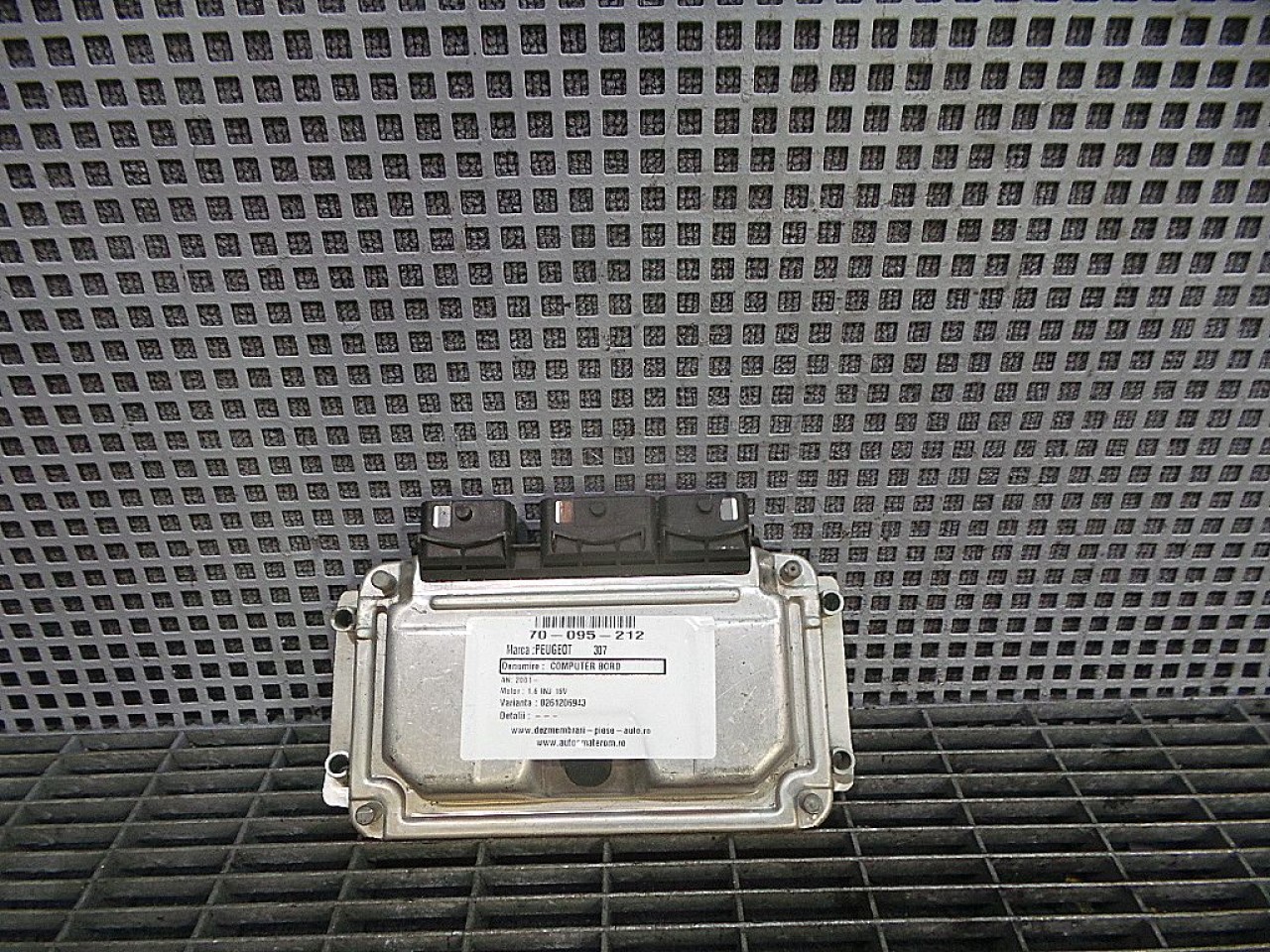 CALCULATOR MOTOR PEUGEOT 307 307 1.6 INJ 16V - (2001 2005)
