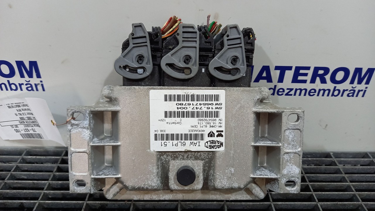CALCULATOR MOTOR PEUGEOT 307 CC 307 CC 2.0 INJ - (2003 2009)