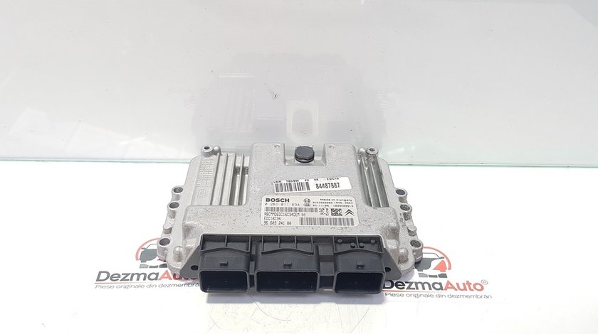 Calculator motor, Peugeot 307 SW, 1.6 hdi, 9HZ, cod 9660324180, 0281011634 (id:202554)