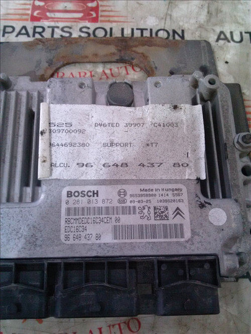 Calculator motor PEUGEOT 308 1.6 HDI an fabr. 2008
