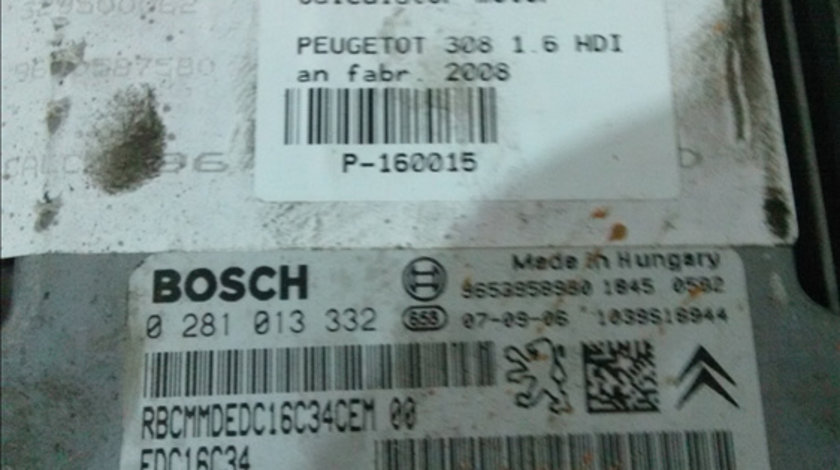 Calculator motor PEUGEOT 308 2008-2012