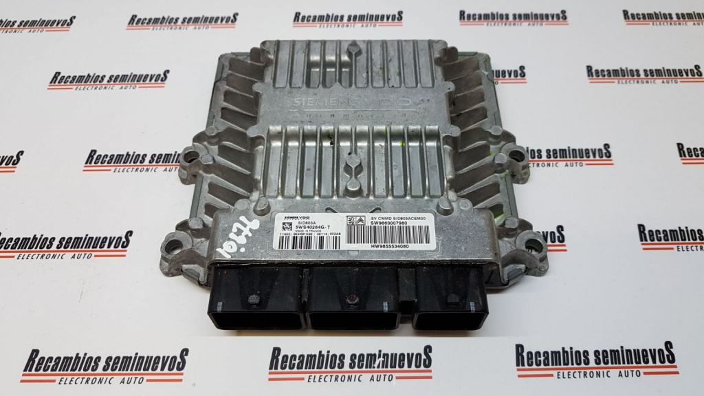 Calculator Motor PEUGEOT 407 5WS40264G-T / 5WS40264G T / 5WS40264GT / SID803A / SW 9663007980 / SW9663007980 / HW 9655534080 / HW96555340805WS40264G-T / 5WS40264G T / 5WS40264GT / SID803A / SW 9663007980 / SW9663007980 / HW 9655534080 / HW9655534080